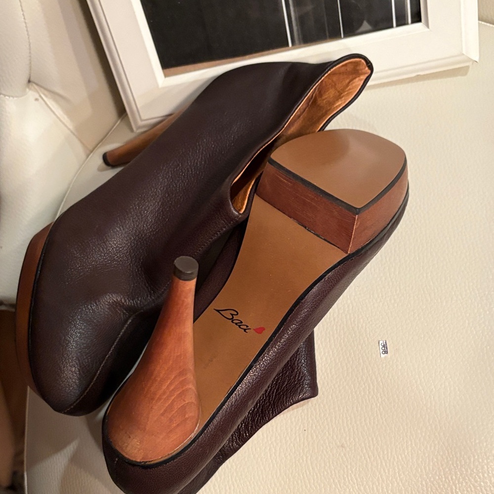 Chic Dark Brown Ankle Booties - image 3